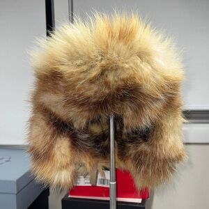 Luxurious Faux Fur Trapper Hat - Brown